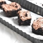 Brownies mit Schoko Topping